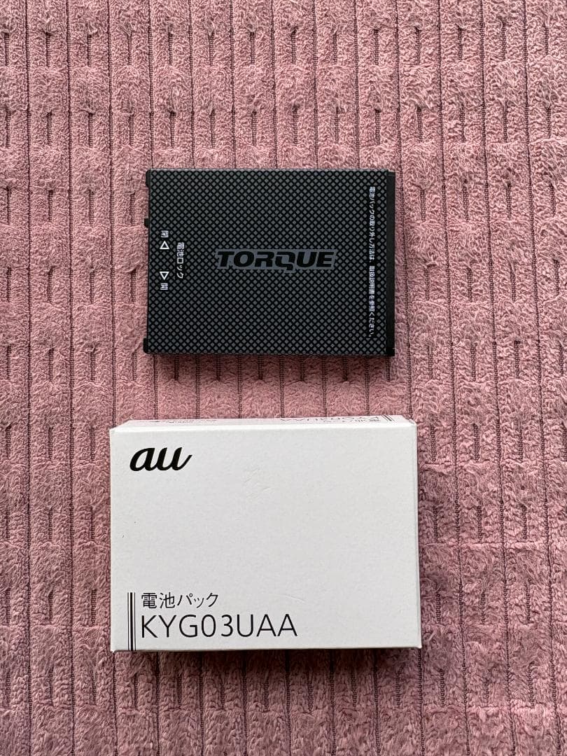TORQUE G06スマートフォン 本体 レッド＋電池パック＋充電器