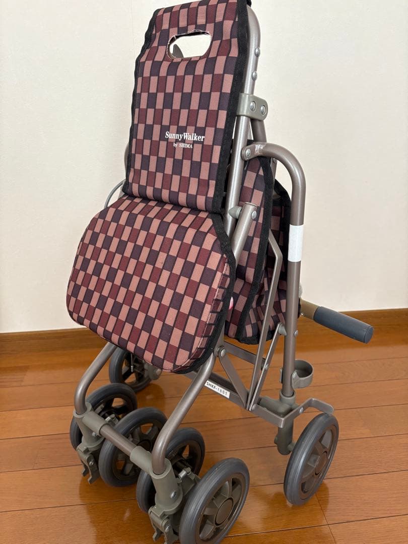Sunny Walker シルバーカー チェック柄　美品　男女兼用　SALE中