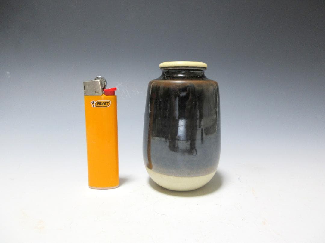 加藤唐三郎 造 古瀬戸 肩衝茶入 仕覆 / 茶道具