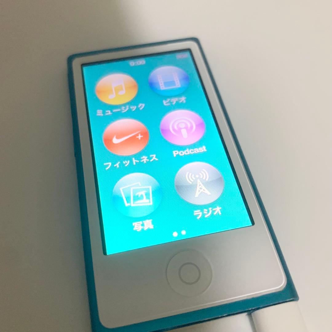 動作品✨️iPod nano 第7世代 16GB ブルー MD477J/A