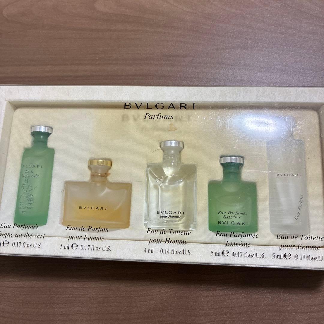 BVLGARI 香水　5ラインミニチュアセットGUCCI 限定『限定品・廃盤品』