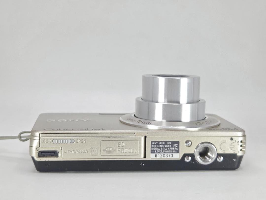 ソニー　SONY cyber-shot DSC-W350 ゴールド《動作確認済》