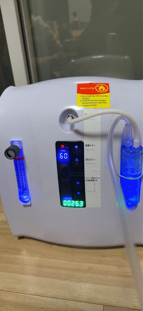 NEVOTON オキシボックスS 高性能酸素濃縮器mini 1.0 酸素濃度計
