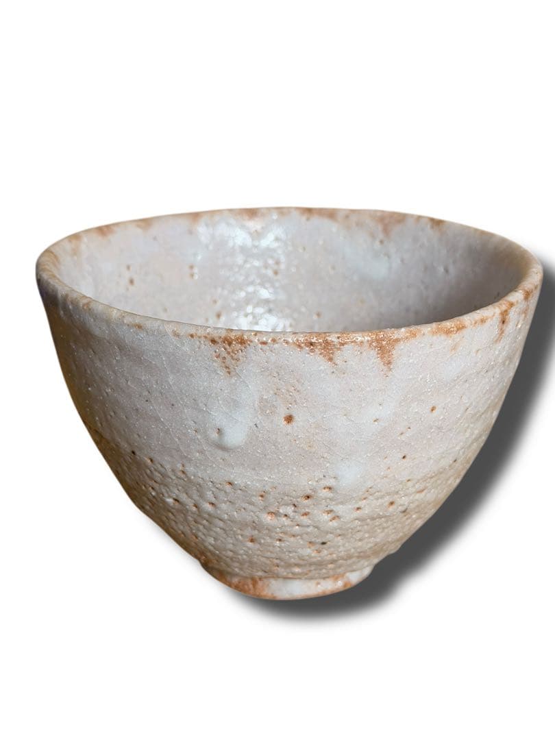 #志野 茶碗 加藤春鼎 共箱付き　S-2