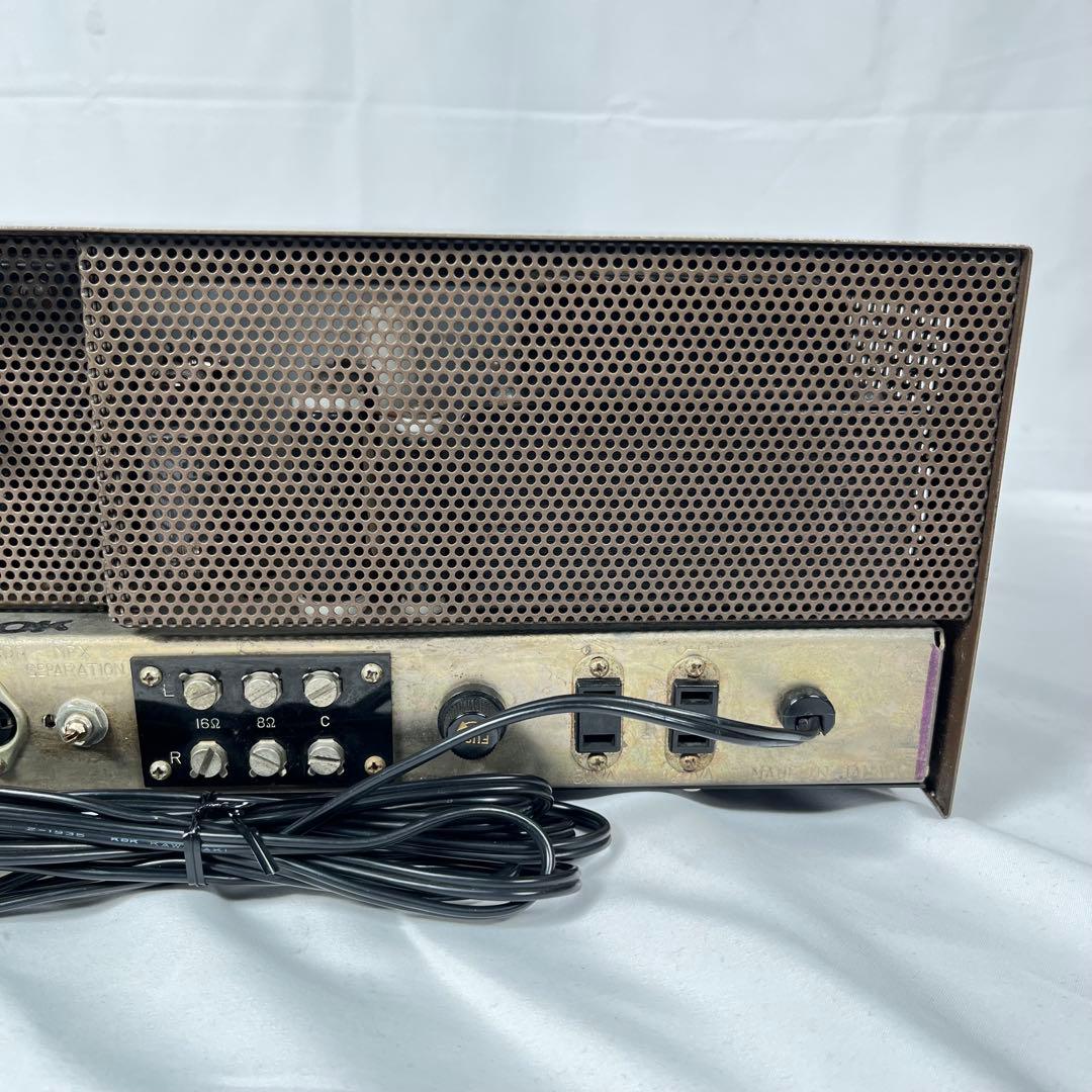 SANSUI SAX-600 真空管レシーバーアンプ 現状品 通電確認