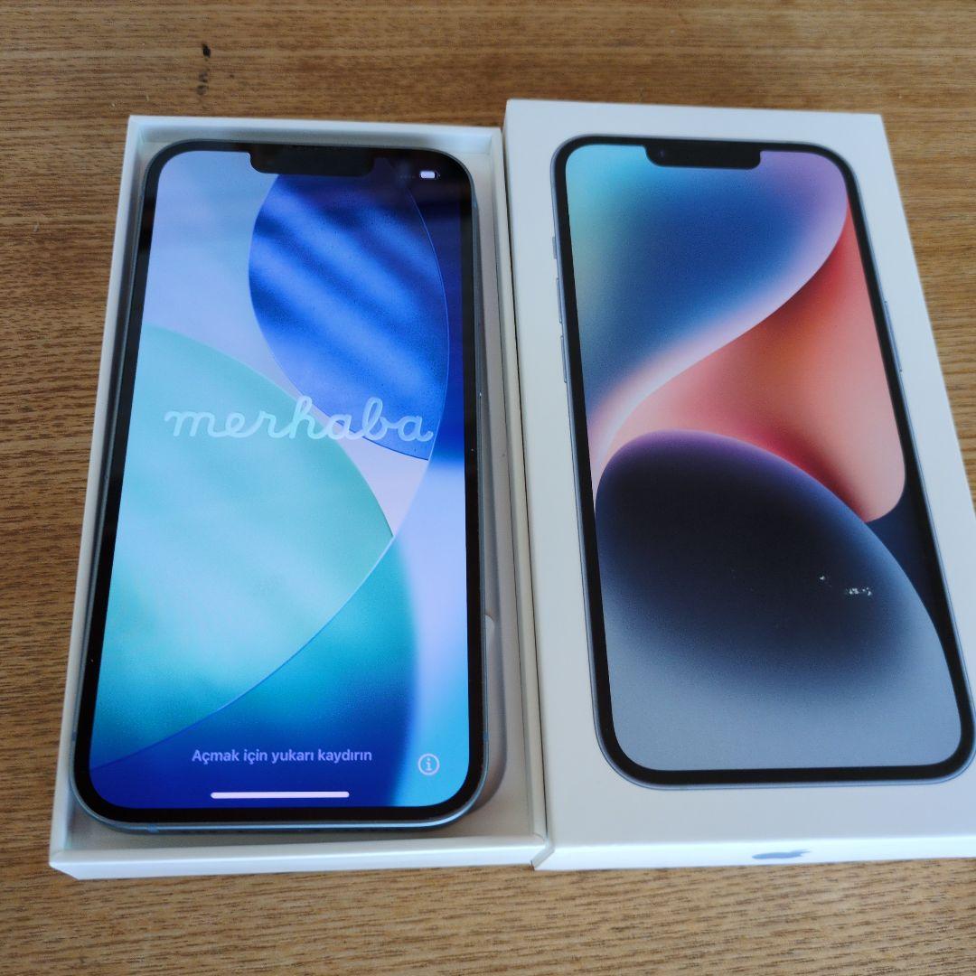 ジャンク！！iPhone14 128GB 背面割れ、カメラ割れ