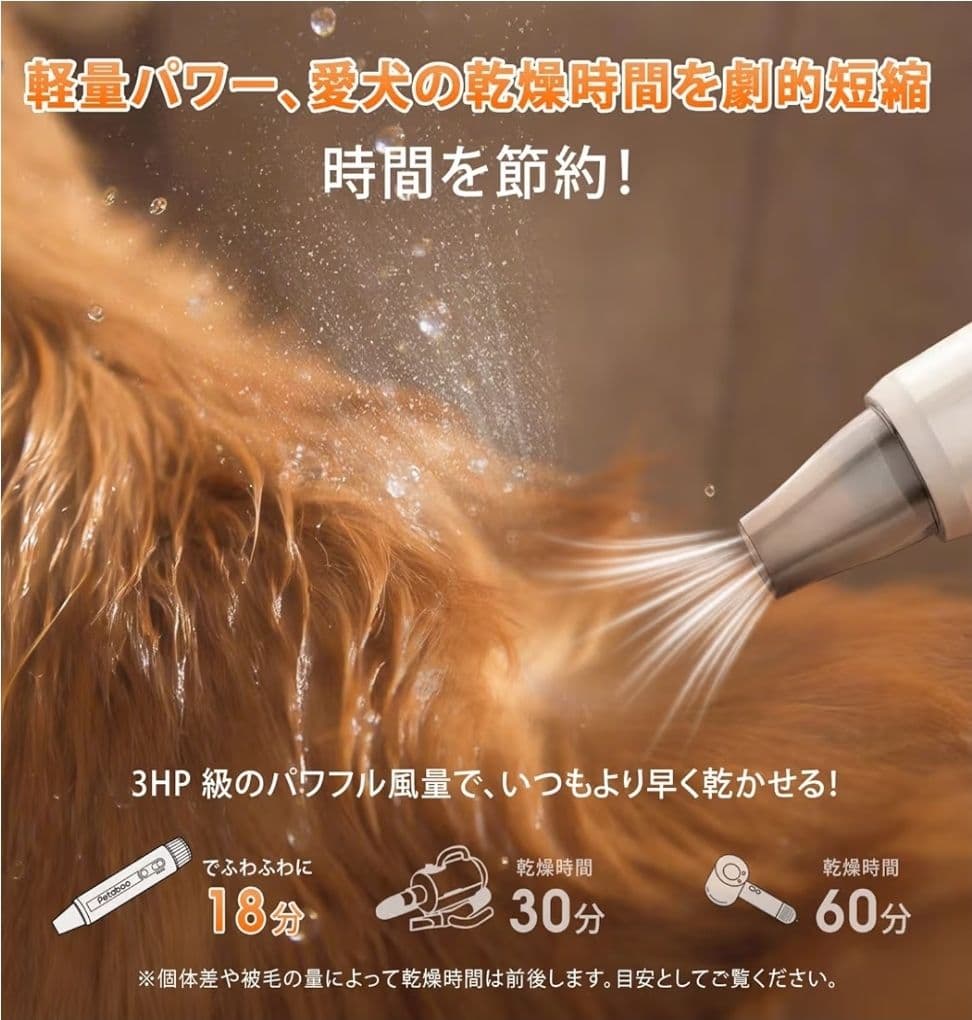 新品未使用未開封Petaboo 200 ハンドヘルドペットドライヤー