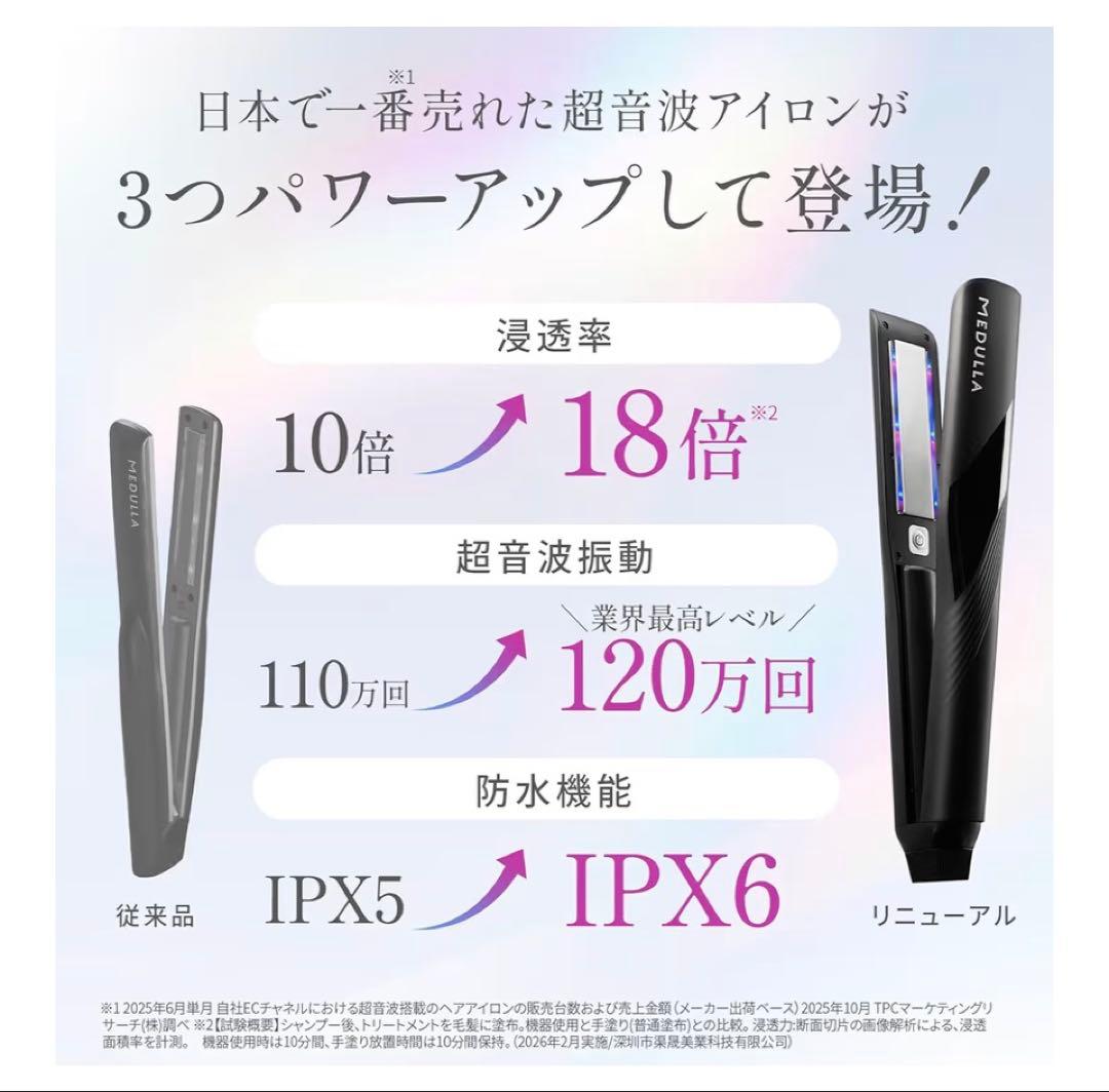 【リニューアル新品】ウルトラシャインプロ　MEDULLA 防水設計IPX6