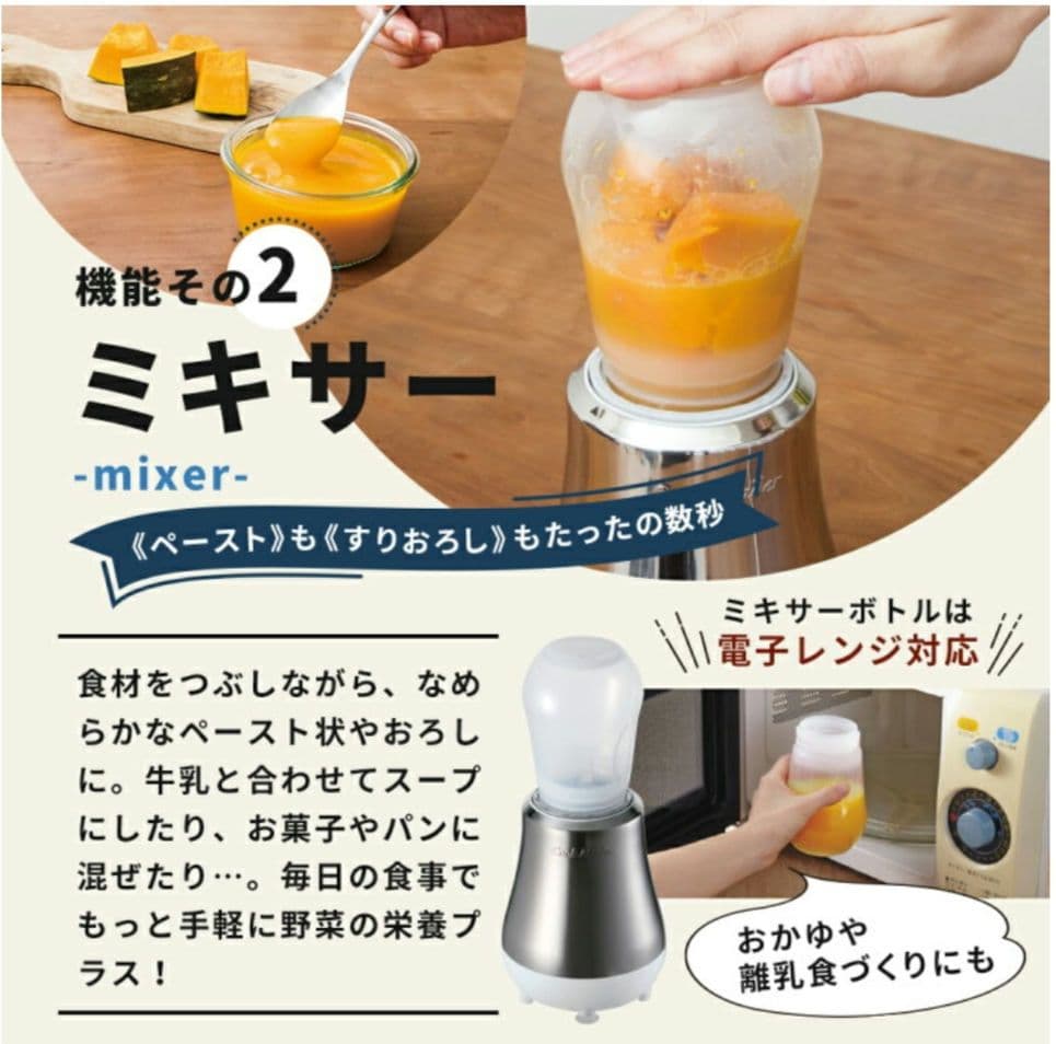 ジューサーセット ドクタースムージー アサヒ 1台3役が嬉しい☆