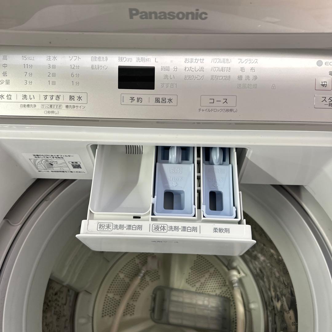 自社配送設置無料　Panasonic　全自動洗濯機10.0kg/21年　大容量
