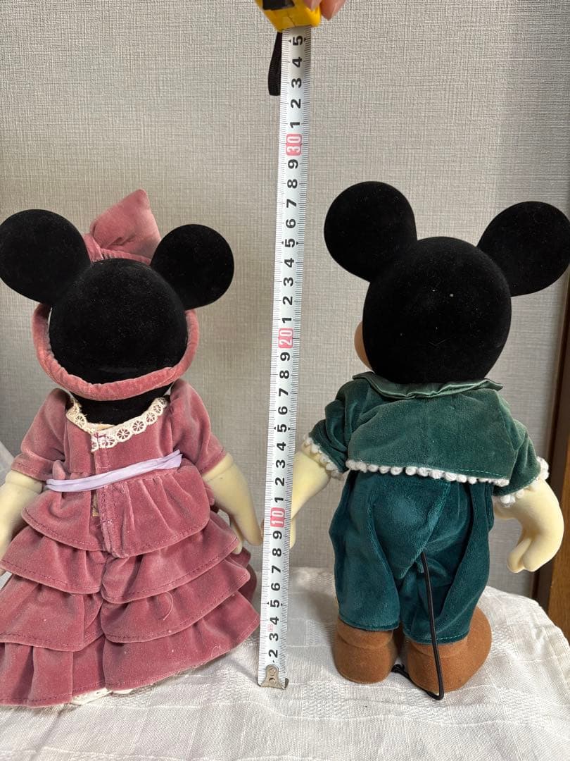 ミッキー&ミニー　置物