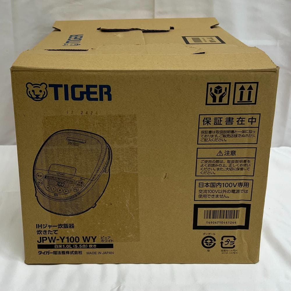 ◆タイガー IHジャー炊飯器 JPWY100 ピュアホワイト　01049