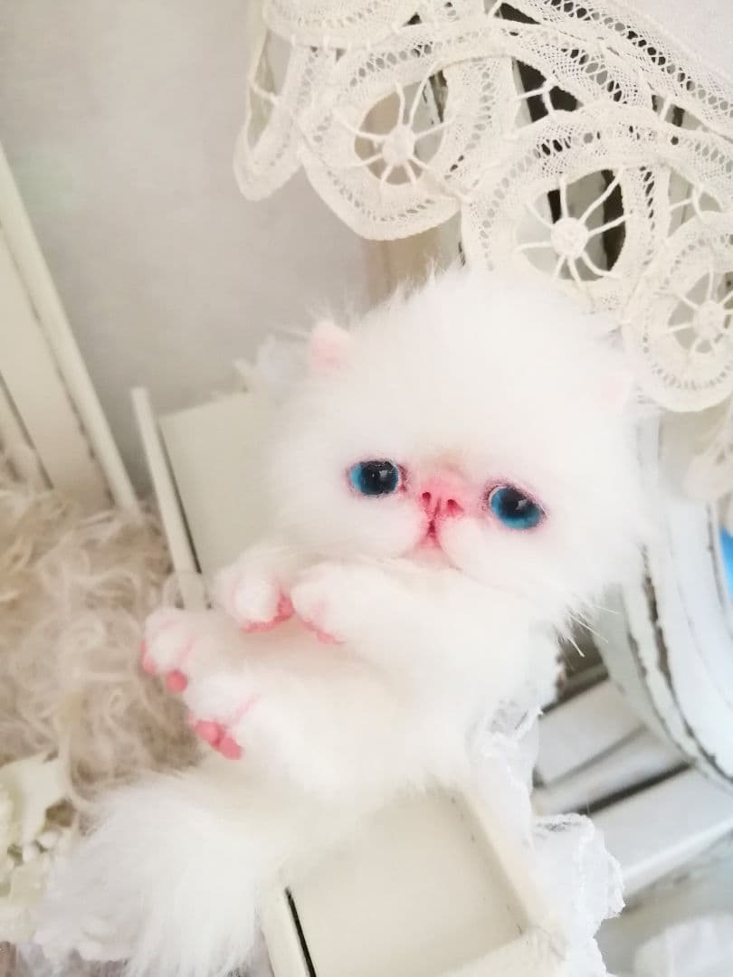 ミニミニ子猫ちゃん♡エキゾチック♡アートドール♡ぬいぐるみ♡ふわふわ♡