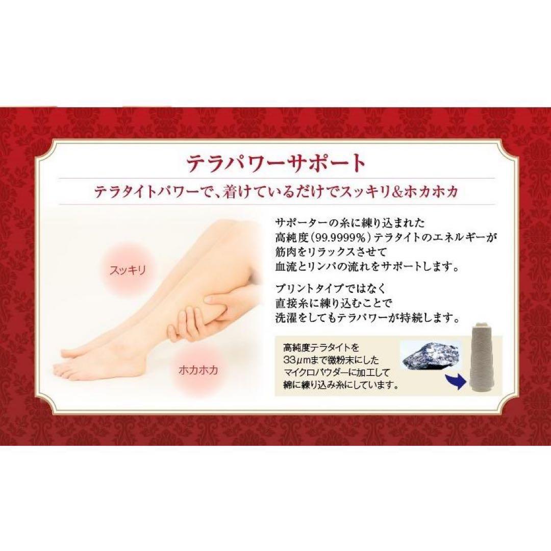 テラタイト　むくみ軽減、ふくらはぎサポーター　Mサイズ　通常価格8800円