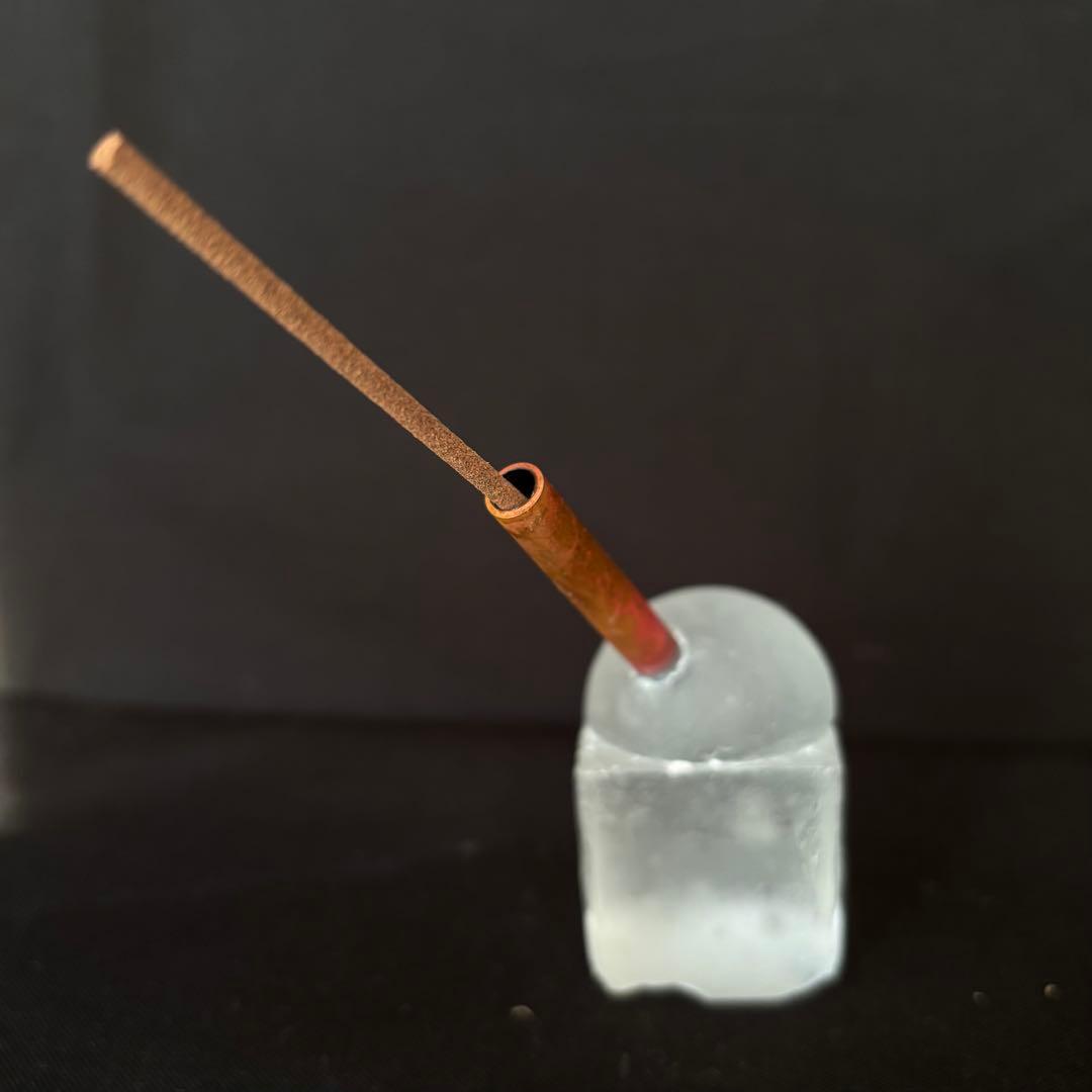 「glass cannon 〜ガラスの砲台〜」　佐伯泰典作　お香立て