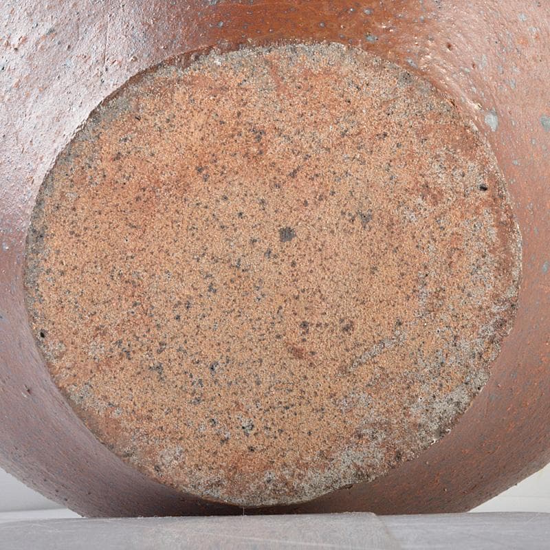 常滑焼　澤田重治作　ヨリコ造り　壷　大壷　重さ約14kg　共箱　N　R5686C
