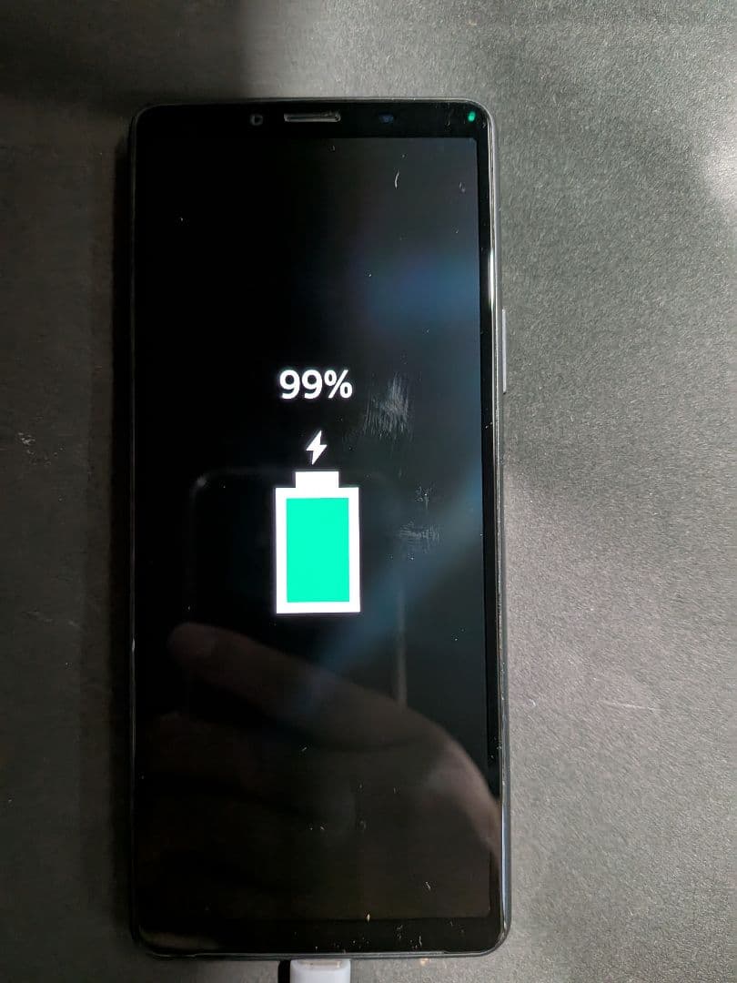 【中古】【美品】SONY Xperia 10 II ブラック 本体 SO-41A