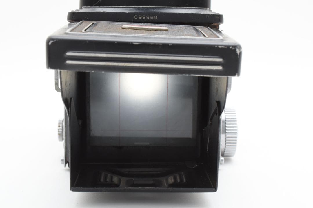 【純正レンズキャップ付き 動作品】ヤシカ Yashicaflex 二眼レフカメラ