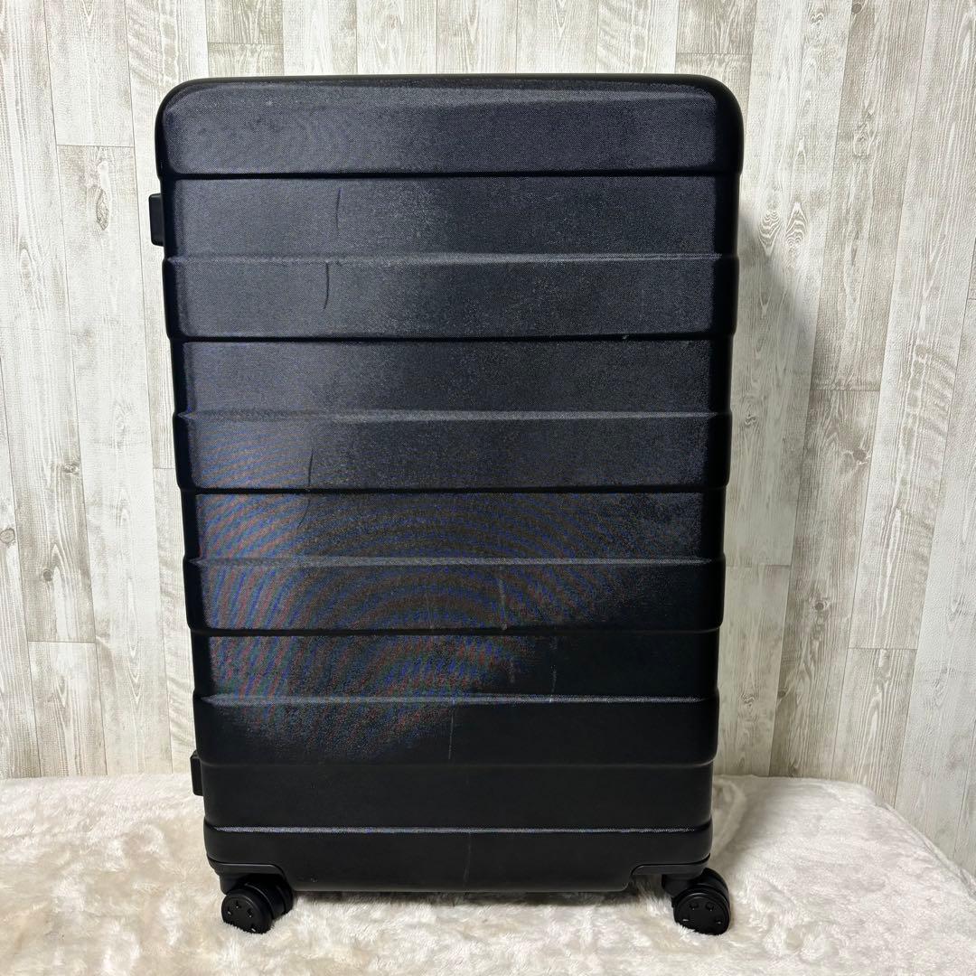 無印良品 キャリーバーの高さを自由に調節できる　ハードキャリーケース　88L