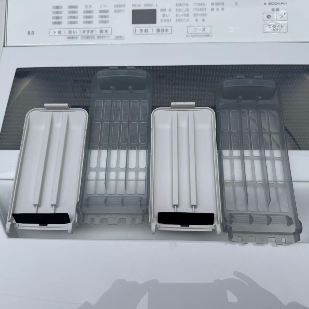375⭐️2021年製美品★パナソニック　洗濯機　8KG 大型　インバーター