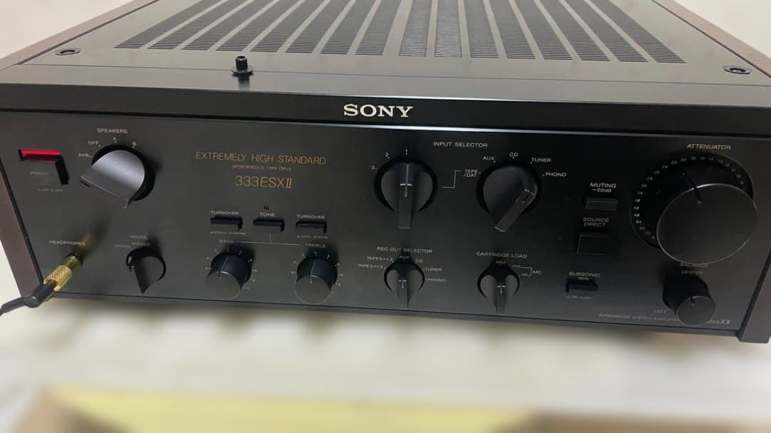 SONYプリメインアンプTA-F333ESXⅡ　動作品ですが訳ありジャンク