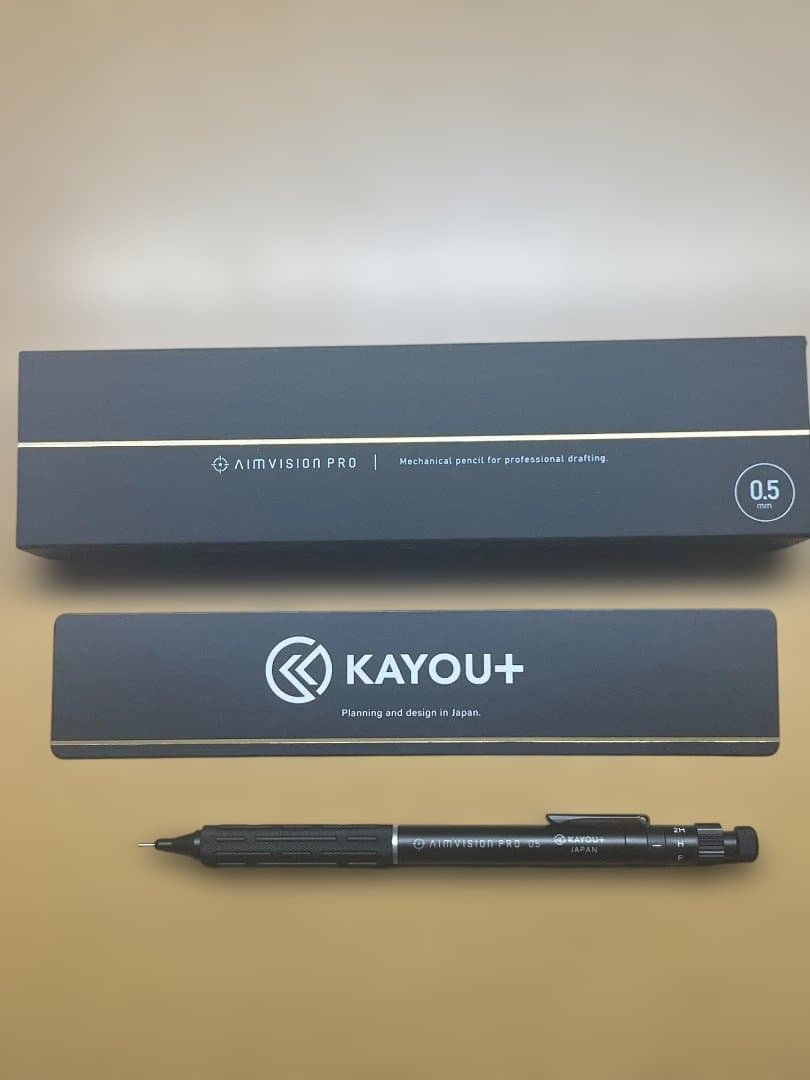 kayou +aim vision pro ブラック　シャープペンシル