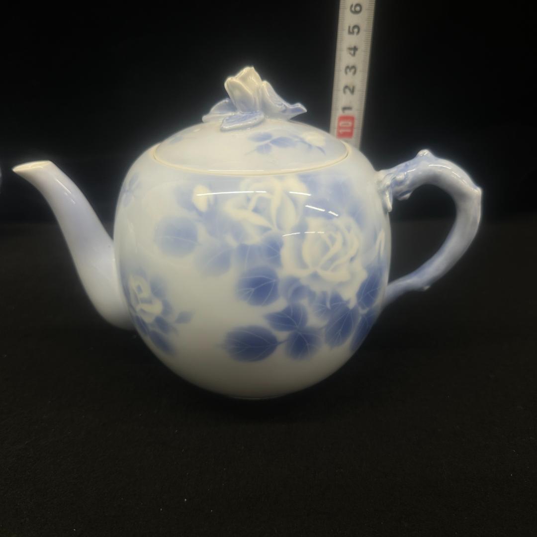 希少！　深川製磁　ティーポット1客　シュガーポット1客 水差し1客
