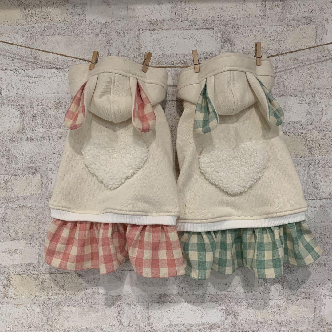 ハンドメイド　犬服　２着