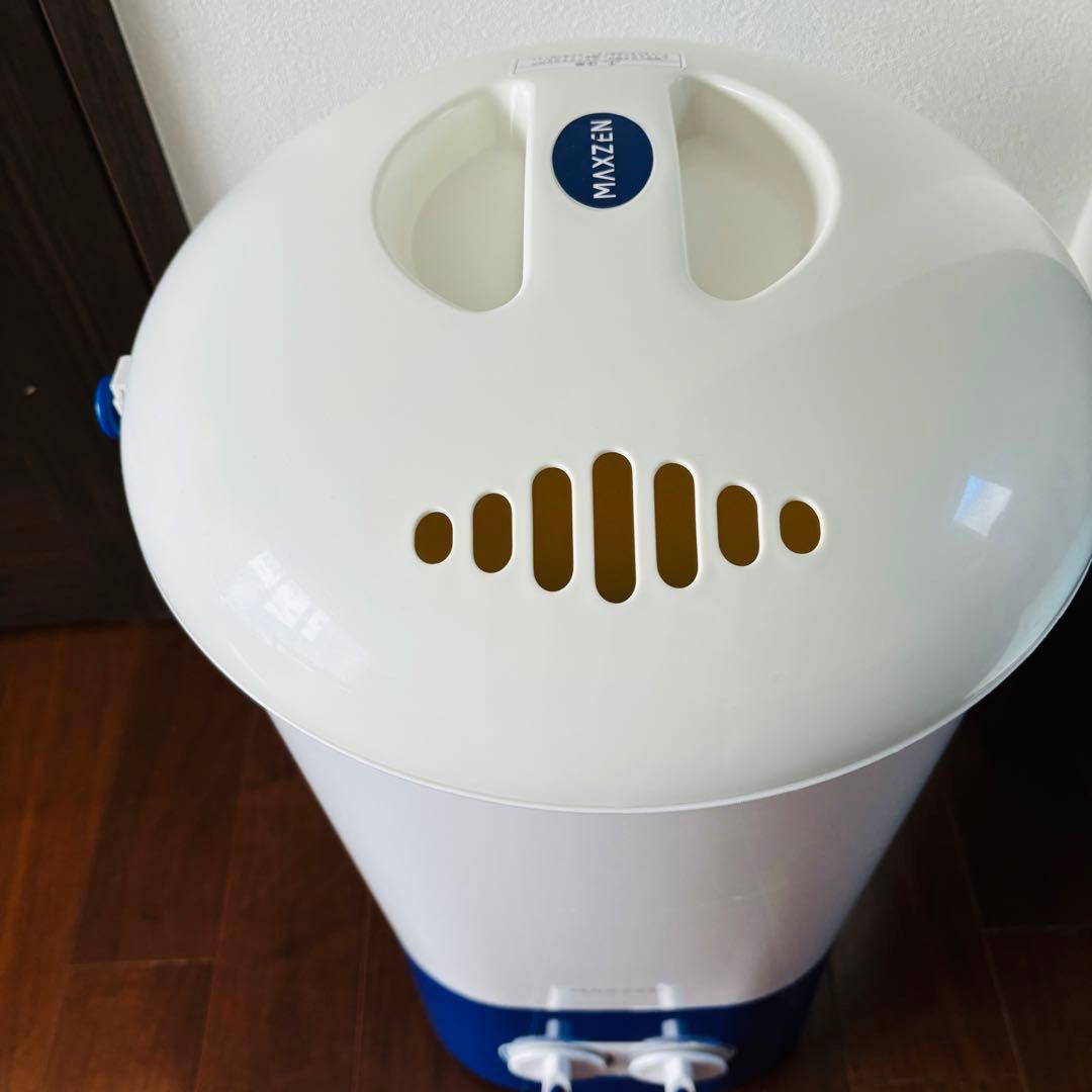［美品］MAXZEN 家庭用バケツ洗濯機　ブルー