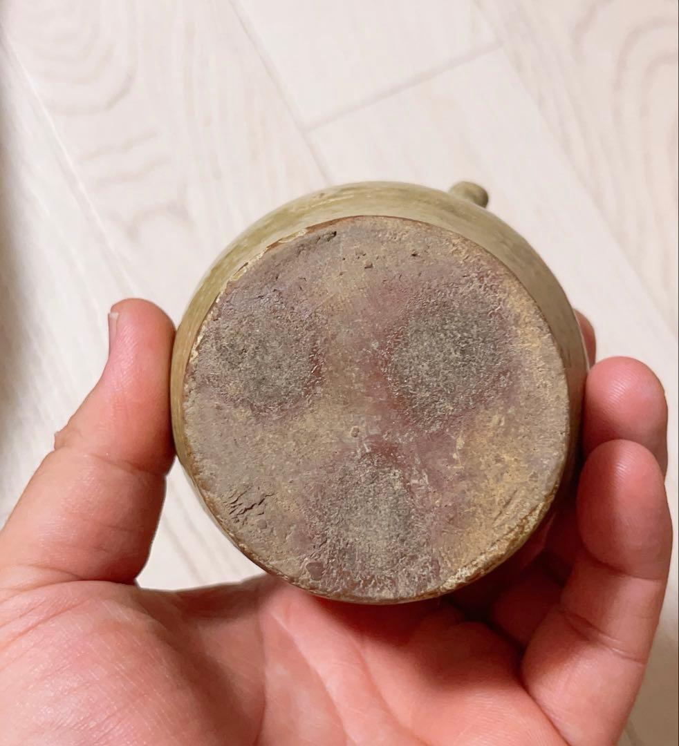 越窯鶏首壺　陶芸　茶道具 酒器 青磁　骨董品　古美術品