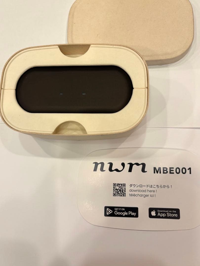 【新品未使用】nwm MBE001 オープンイヤー ワイヤレスイヤホン ブラック