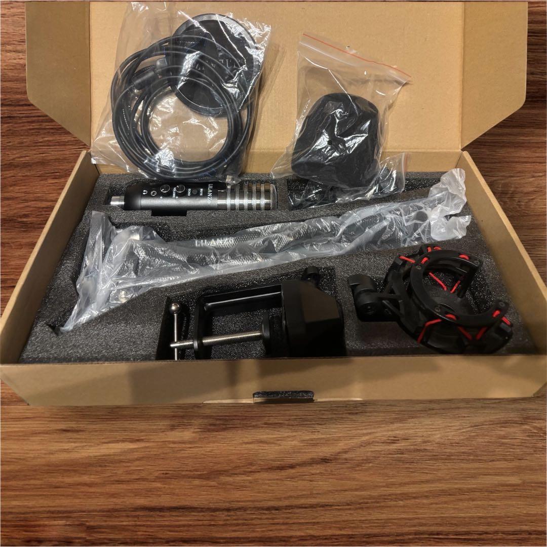 ゲーミングマイク コンデンサーマイク USB エコー機能付