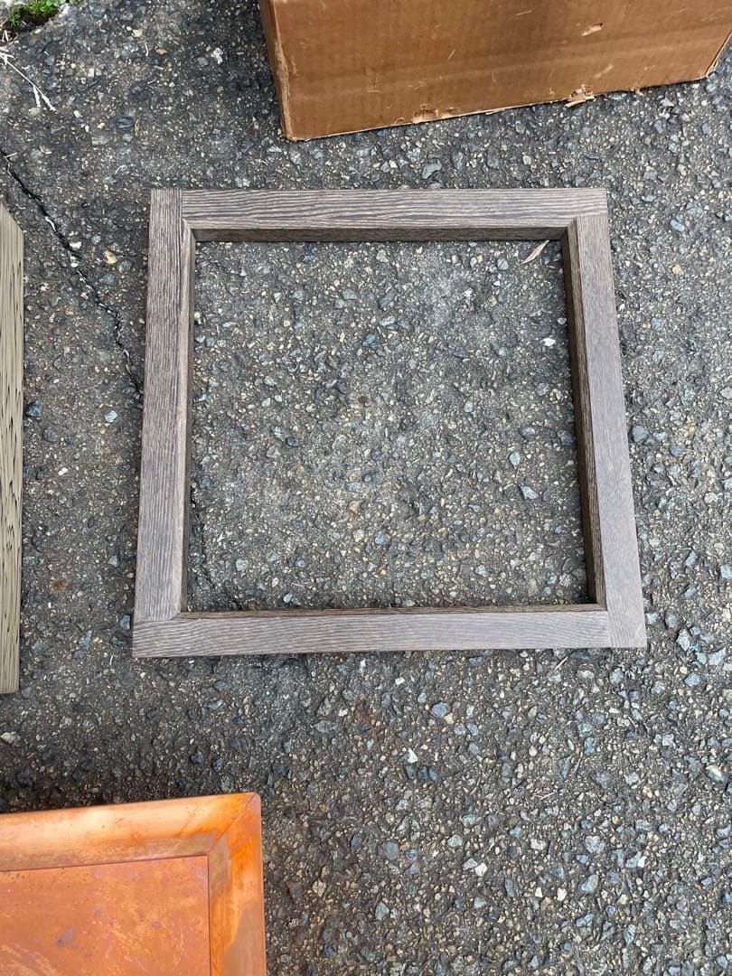 桑　置炉 置き炉 銅落とし 銅おとし 茶道具 茶室 茶道 炉縁つき