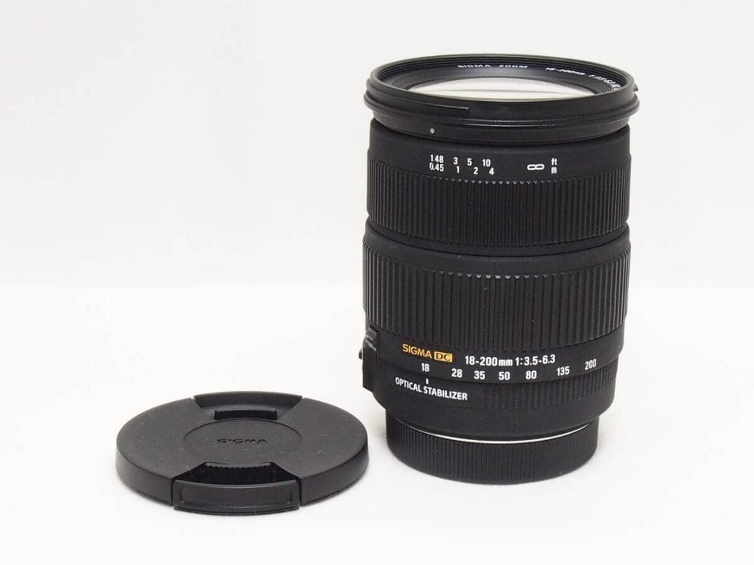 SIGMA 18-200mm F3.5-6.3 DC OS キヤノンEF 良好