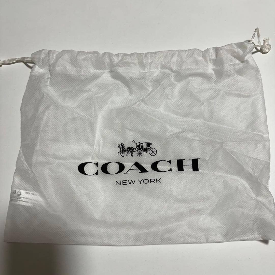 COACH ブラウンレザー 筆箱 保存袋付き