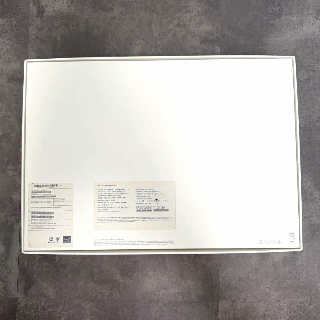 日*一様 【動作確認済】MacBook Pro 15-inch スペースグレー本