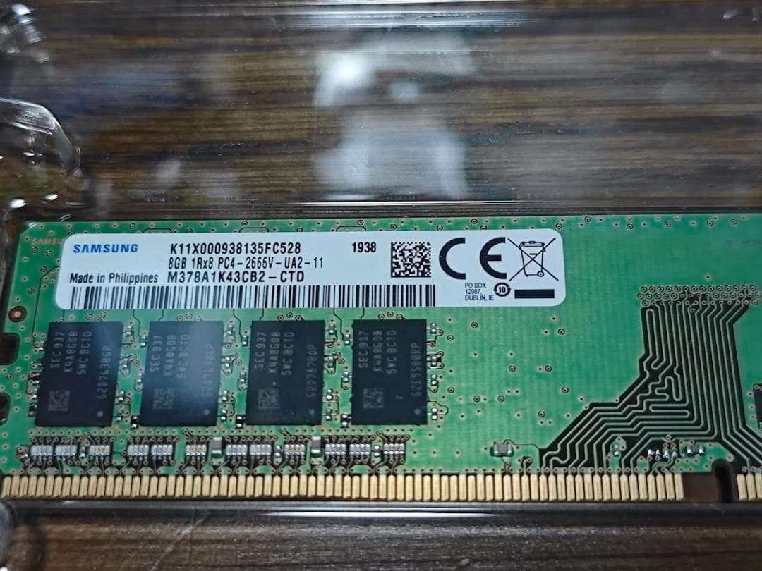 【中古・美品】サムソン DDR4 2666MHz 8GB×2 16GB