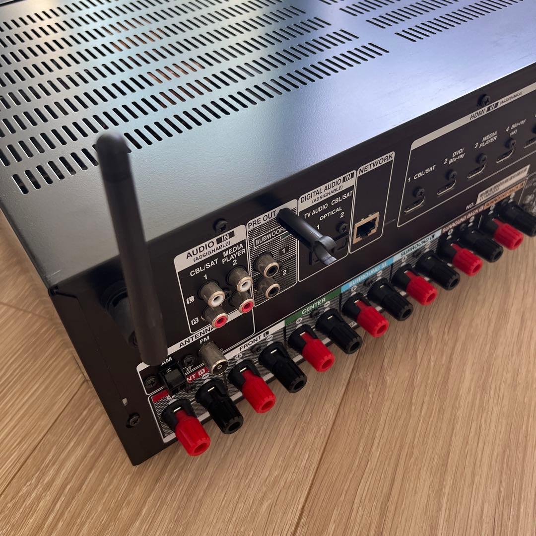 DENON AVアンプ ブラック AVR-X1100W