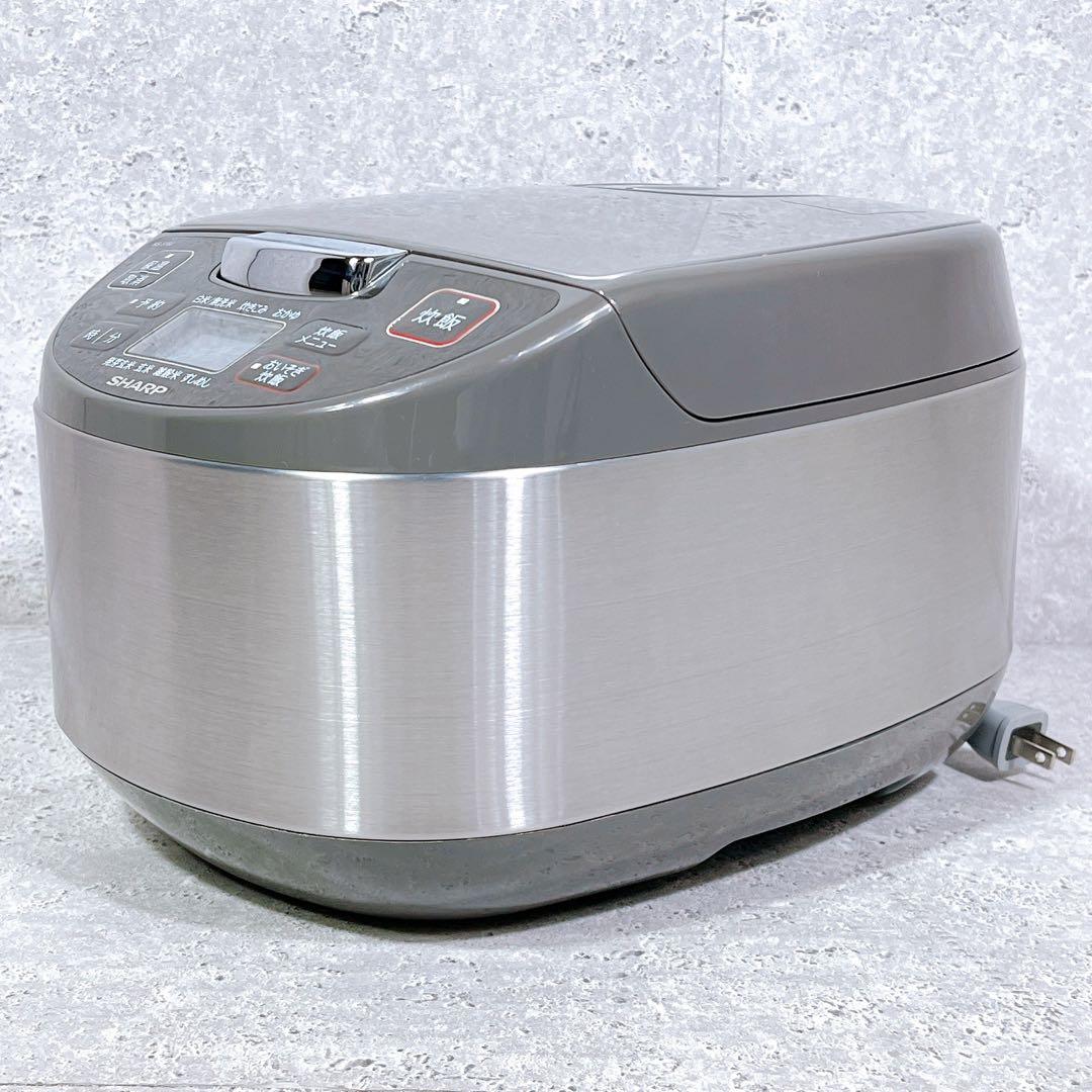 美品 SHARP KS-S10J-S 炊飯器 5.5合炊き 2025年製 黒厚釜