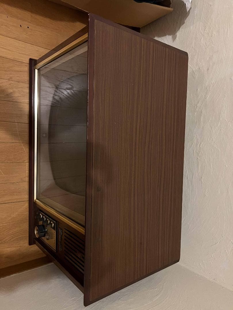 kuu出品 昭和レトロ ブラウン管テレビ ナショナル Golden Ace