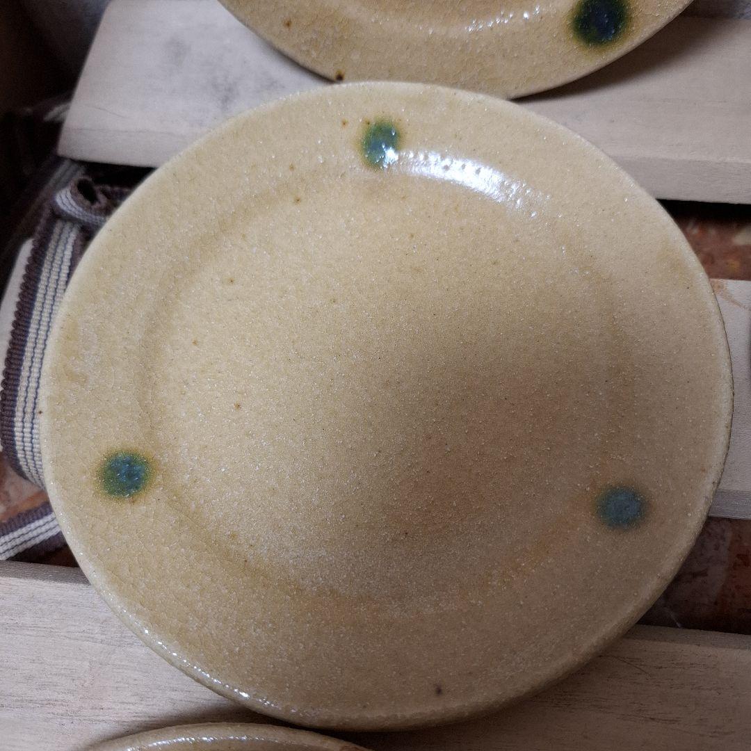 黄瀬戸　皿　10枚　不二窯　共箱・しおりあり　茶道具　茶道　お茶会