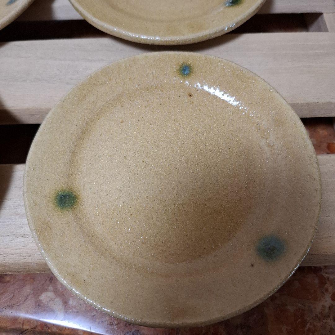 黄瀬戸　皿　10枚　不二窯　共箱・しおりあり　茶道具　茶道　お茶会