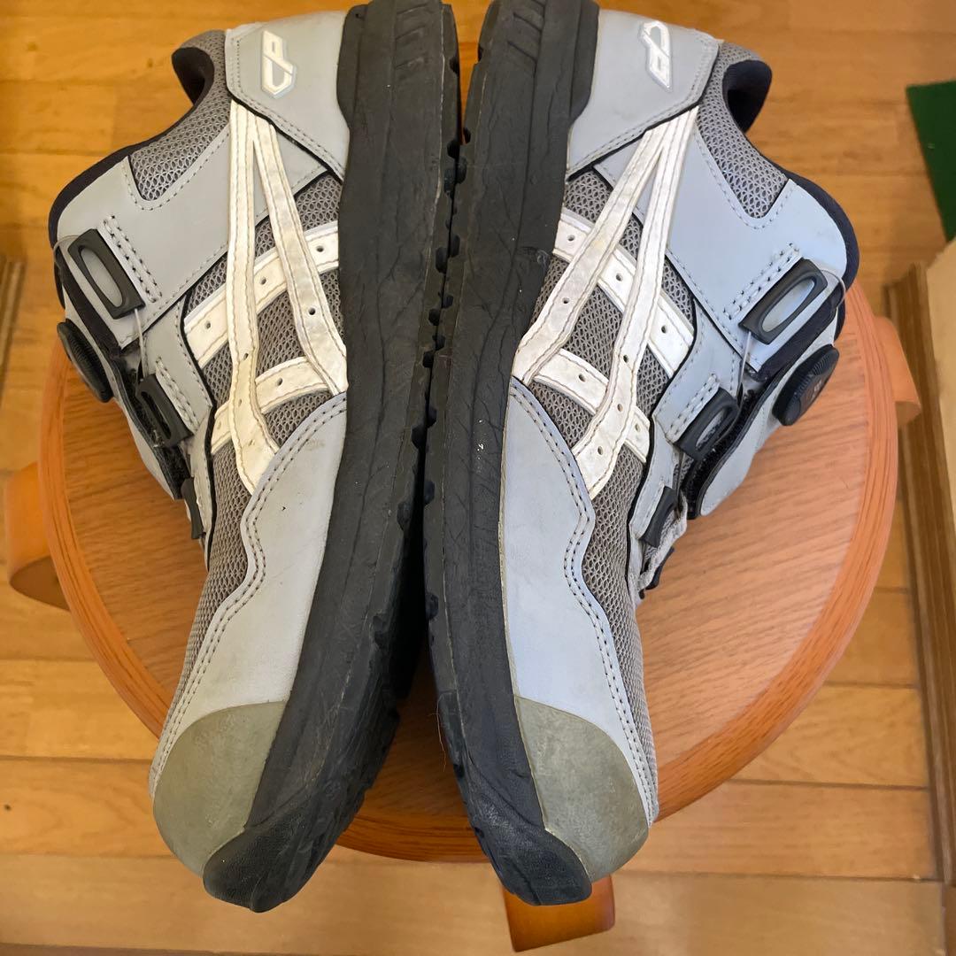 asics BOAシステム安全靴 グレー