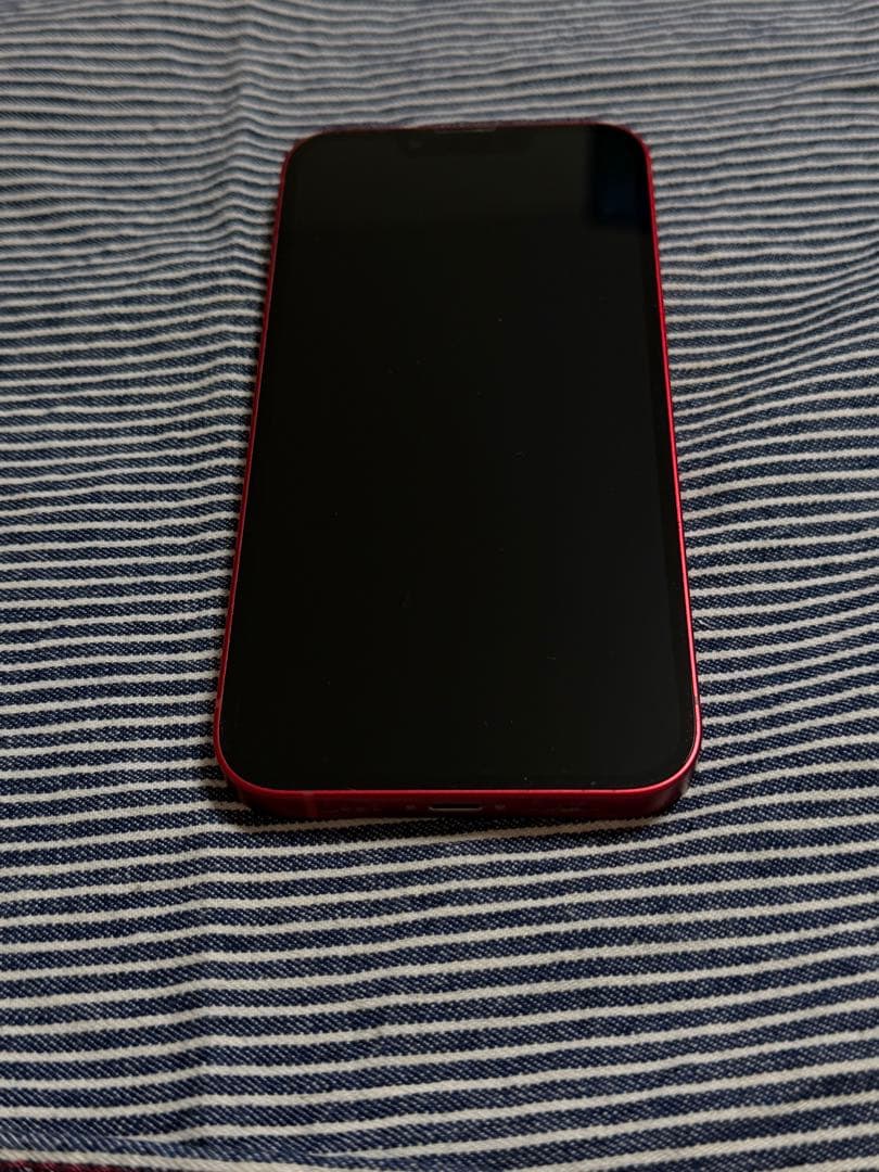iPhone13本体・充電器のみ 赤 78パーセント