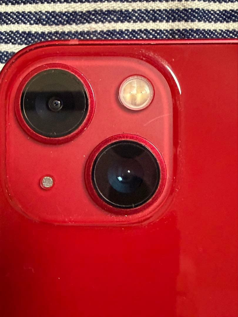 iPhone13本体・充電器のみ 赤 78パーセント