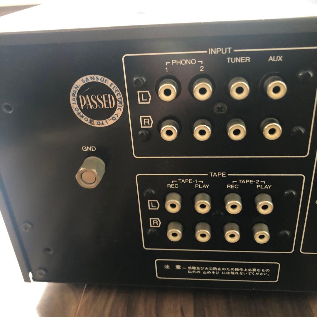 サンスイ Sansui アンプ AUー７０７　取説付き