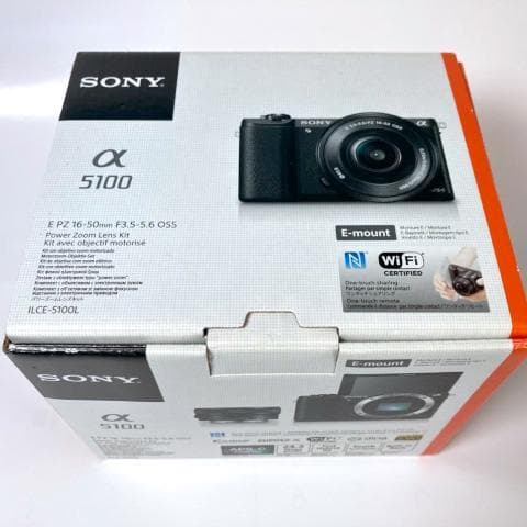 【美品】SONY α5100 白ボディ・キットレンズ・元箱付 シャッター499
