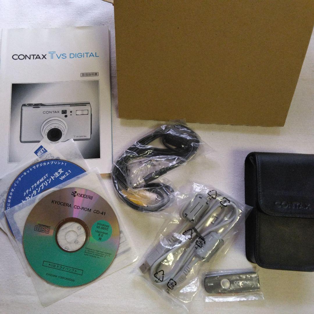 CONTAX TVS DIGITAL チタン 箱・付属品ほぼ完備 美品