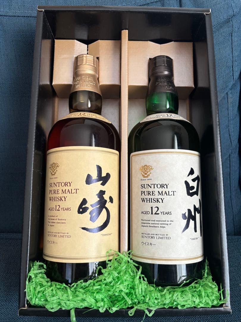 サントリー山崎 白州 12年 ウイスキー 希少！華ラベル 旧ラベル