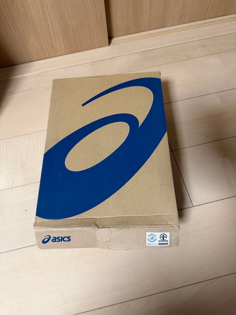 ASICS 安全靴 ブラック/オレンジ　箱あり